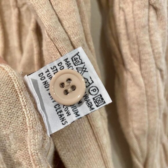 Brand New Beige Button-Down Cardigan – Size Small - Picture 5 of 8